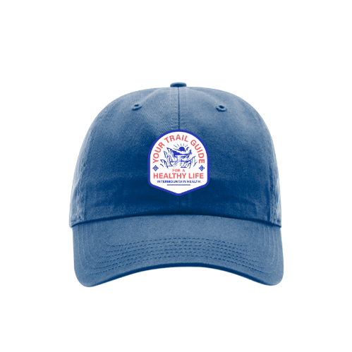 Canyons Landscape Blue Relaxed Cotton Cap